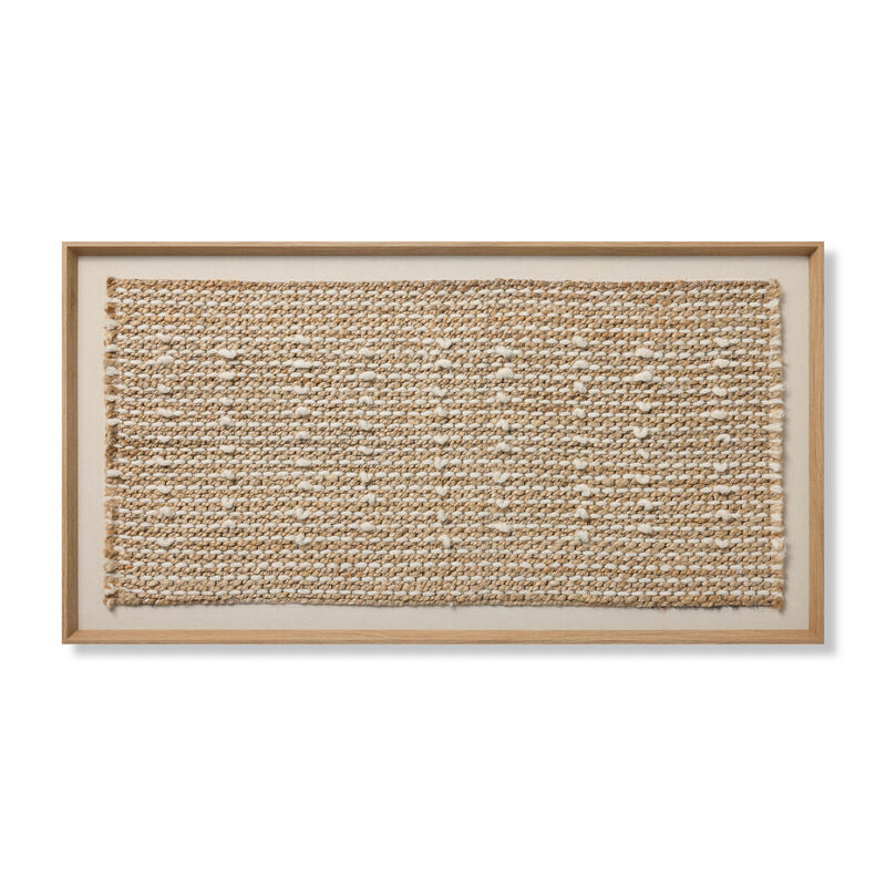 Jour Beige/Ivory 4'1"x2'2" Wall Art